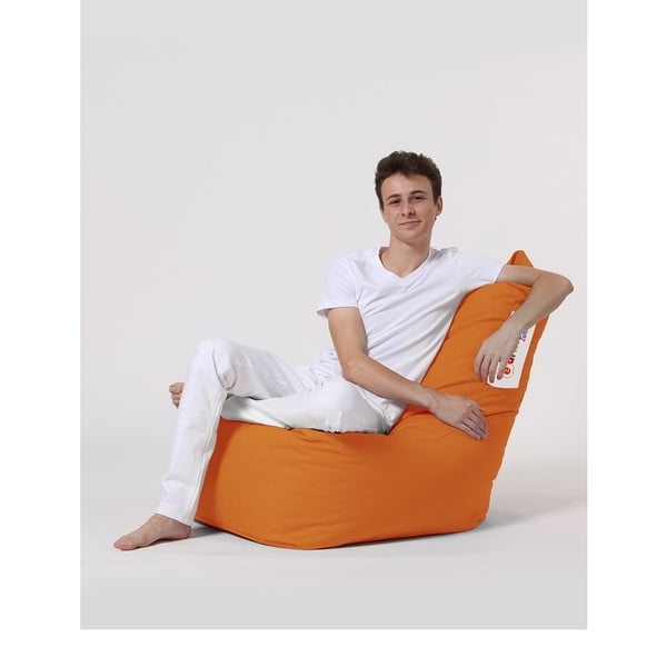 Oranžový záhradný sedací vak Diamond XXL – Floriane Garden