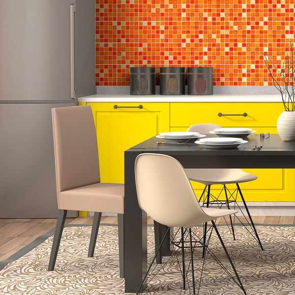 Súprava 9 dekoratívnych samolepiek na stenu Ambiance Mosaics, 10 × 10 cm-image-2