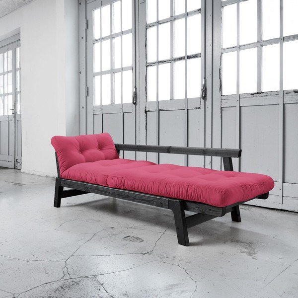 Rozkladacia pohovka Karup Step Black/Magenta-image-3