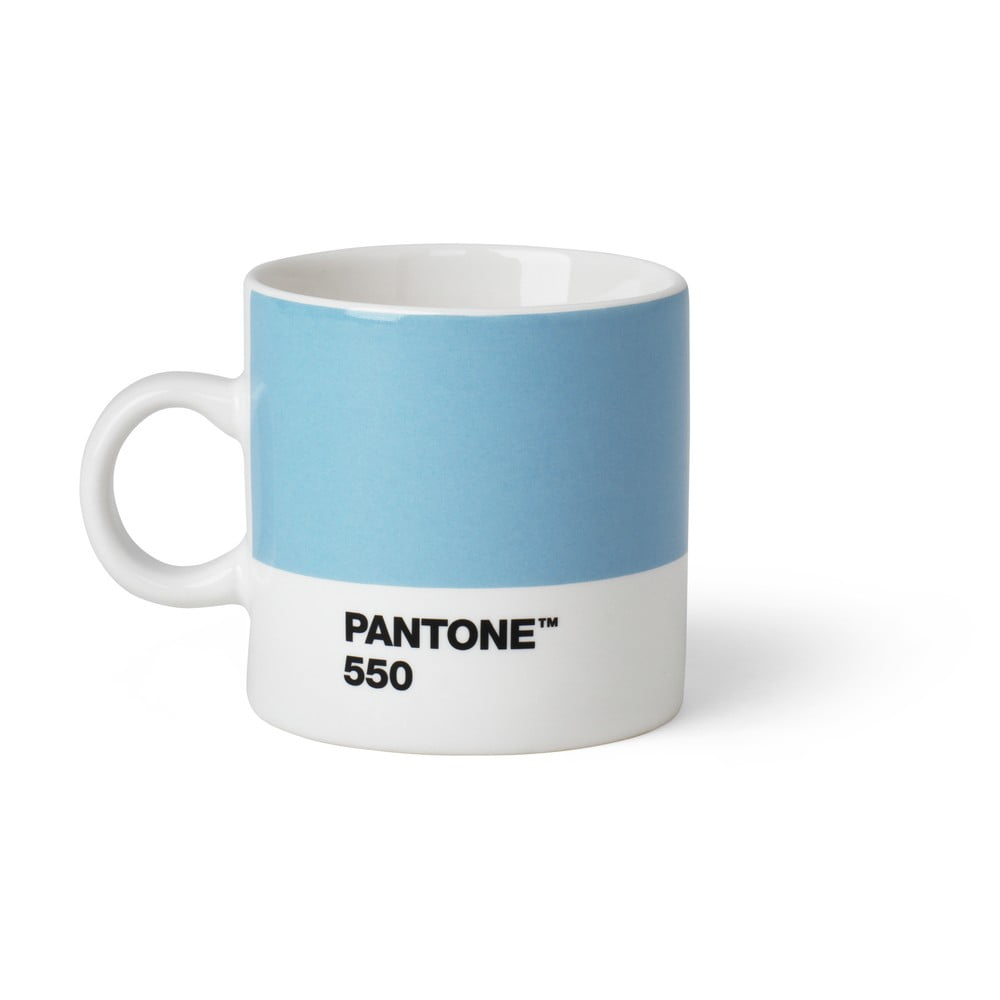 Svetlomodrý hrnček Pantone Espresso, 120 ml