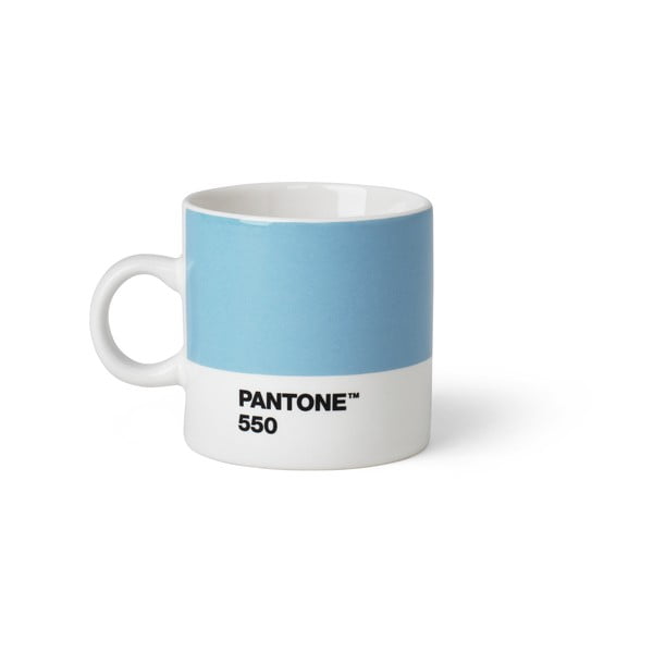 Svetlomodrý hrnček Pantone Espresso, 120 ml