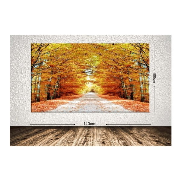 Obraz Autumn Alley, 100 × 140 cm