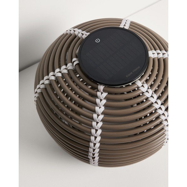 LED stolové/prenosné vonkajšie svietidlo so solárnym panelom/na USB ø 25 cm Garoina – Kave Home-image-3