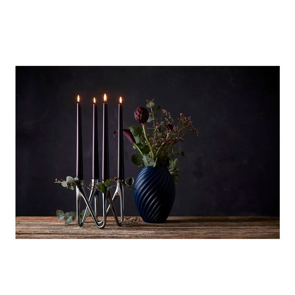 Svietnik v striebornej farbe Morsø Roots-image-4