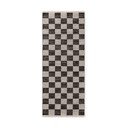 Čierny/krémovobiely obojstranný/ručne tkaný behúň s prímesou juty 80x200 cm Rex – Hanse Home