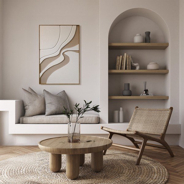 Tlačený obraz s rámom/akustický 62x92 cm Static – Styler-image-1