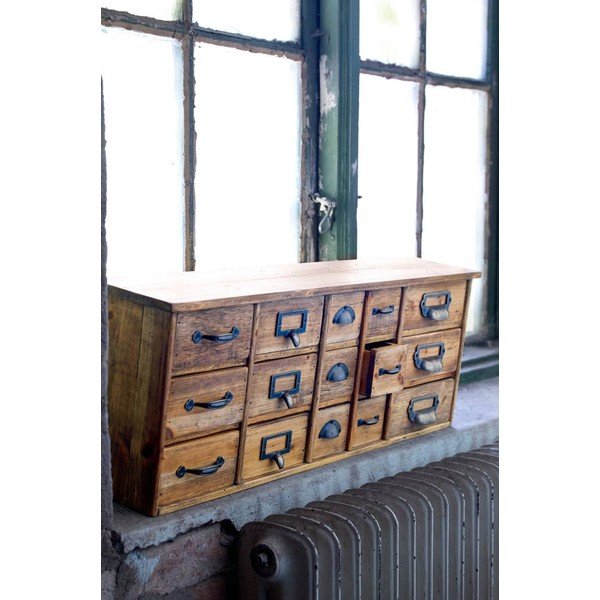 Závesná komoda z borovicového dreva v svetlo prírodnej farbe 67x25x14 cm Klas – Ellos Home-image-3