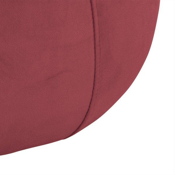 Korálovoružový zamatový puf Actona Mie, ⌀ 60 cm-image-3