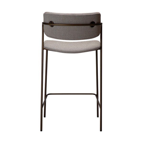 Sivá barová stolička (výška sedadla 67,5 cm) Zed – DAN-FORM Denmark-image-1