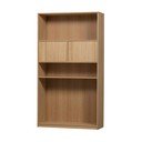 Modulárna knižnica v dekore duba v prírodnej farbe 110x199 cm Modulair – vtwonen