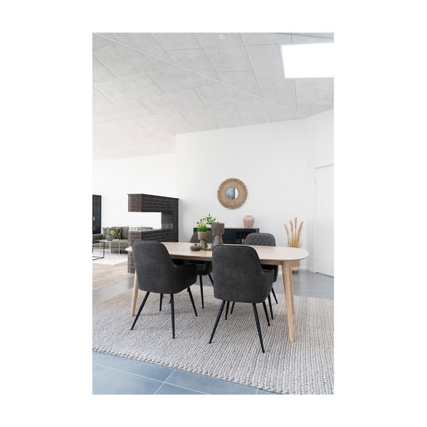 Krémovobiely vlnený koberec 160x230 cm Mandi – House Nordic-image-2