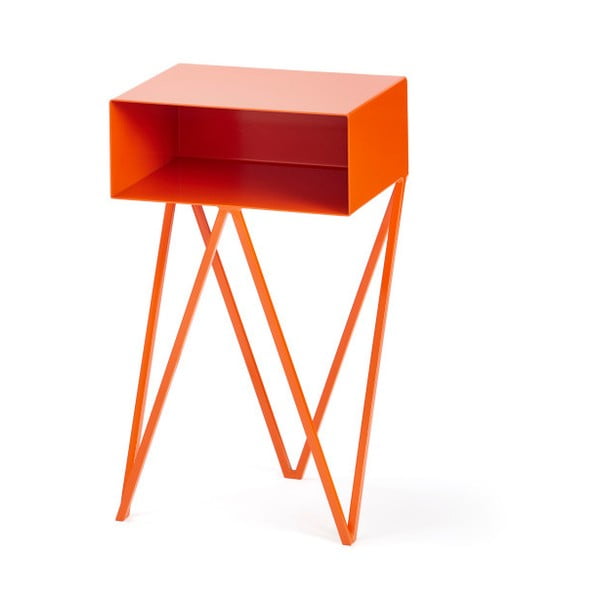 Oranžový nočný stolík &New Mini Robot