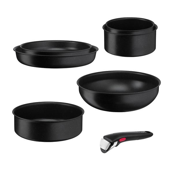 Hliníková súprava riadu 7 ks INGENIO Black stone L3998702 – Tefal-image-4