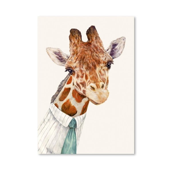 Plagát Mr. Giraffe, 30x42 cm
