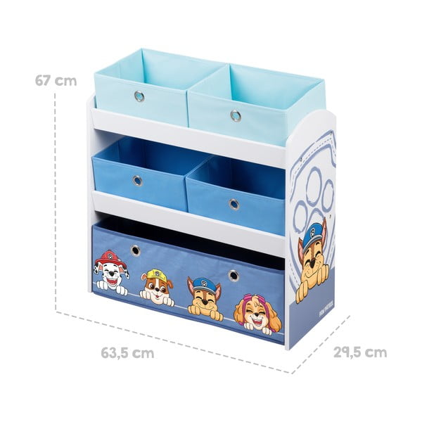 Detský organizér na hračky 63.5x29.5x67 cm Paw Patrol – Roba-image-2
