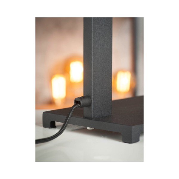 Čierna stojacia lampa s kovovým tienidlom (výška 143 cm) Biarritz – it's about RoMi-image-4