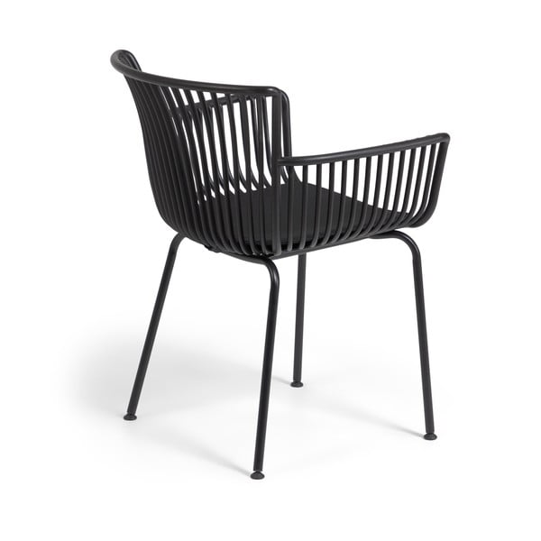 Čierna záhradná stolička Kave Home Surpika-image-2