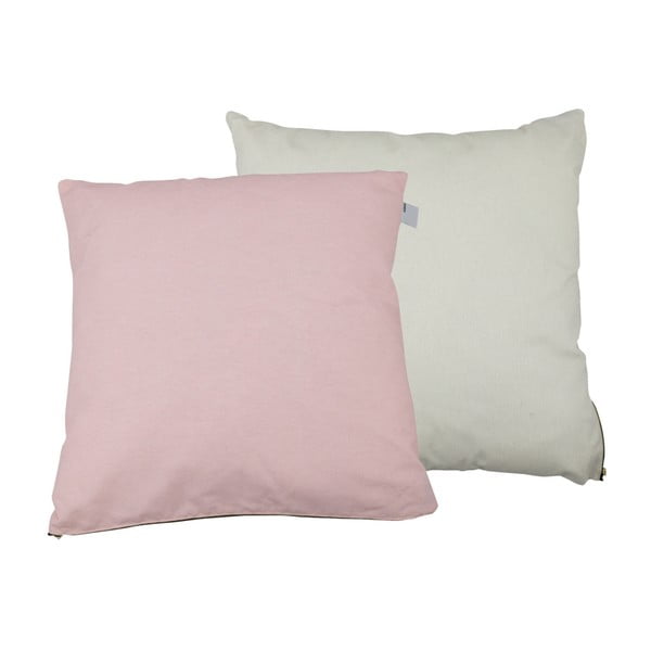 Sada 2 vankúšov s výplňou Karup Deco Cushion Pink Peonie/Natural, 45 × 45 cm