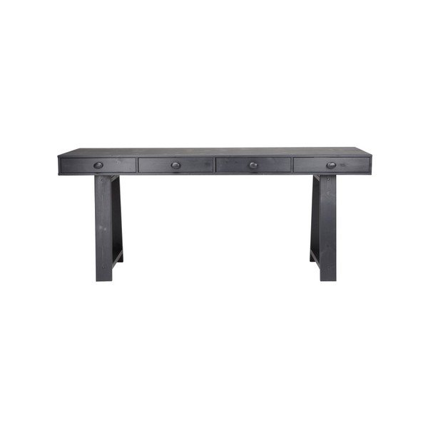 Čierny konzolový stolík vtwonen Sidetable-image-1