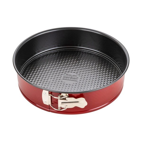 Červená oceľová forma na tortu Zenker Sparkling Christmas, ø 26 cm-image-2
