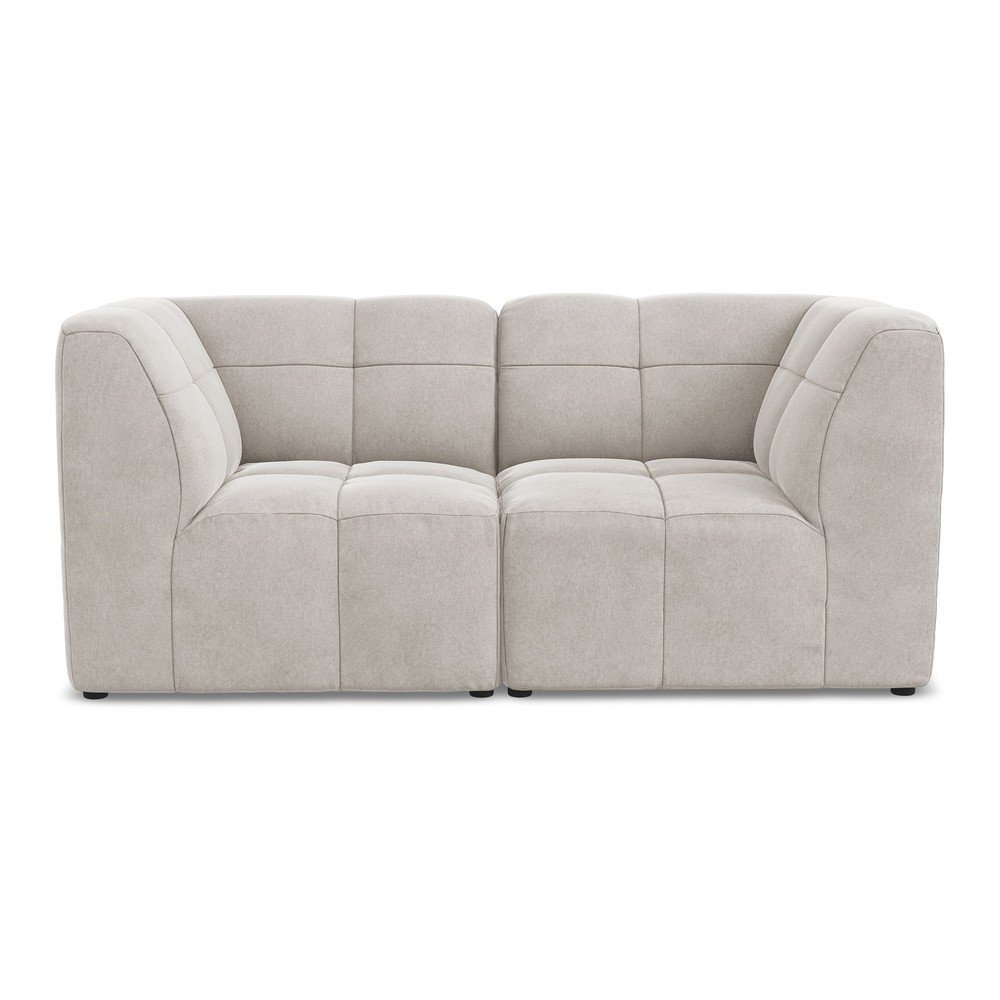 Béžová zamatová pohovka 180 cm Aloha – Makamii