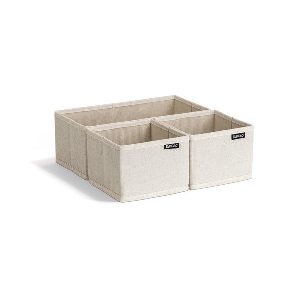 Látkové organizéry do zásuvky v súprave 3 ks Soft Storage – Bigso-image-4