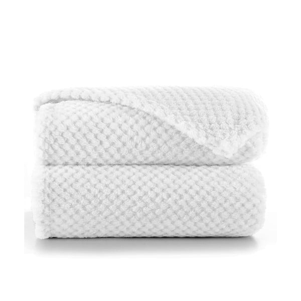 Biela deka z mikrovlákna DecoKing Henry, 150 x 200 cm-image-2