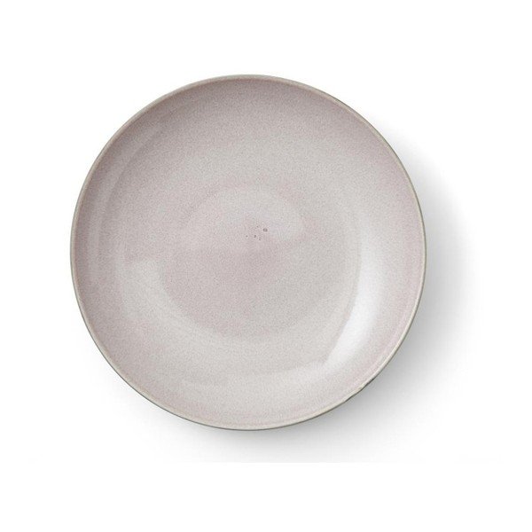 Sivá kameninová servírovacia misa s vnútornou glazúrou v ružovej farbe Bitz Mensa, priemer 40 cm-image-3