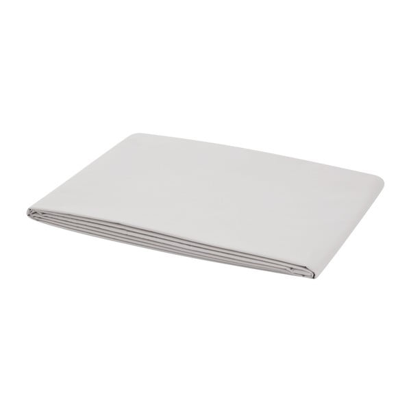 Biela elastická plachta na jednolôžko Bella Maison Basic, 100 × 200 cm