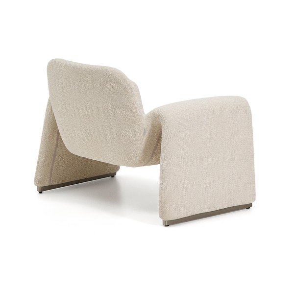 Béžové ženilkové kreslo Melvia – Kave Home-image-4