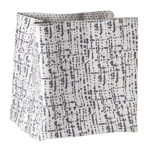 Sivý textilný kôš Cosy & Trendy  Magic, 40 x 30 x 34 cm