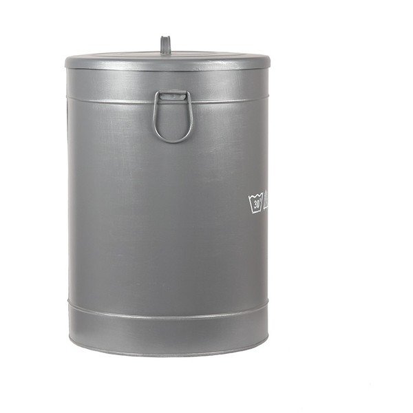 Kovový kôš na špinavé prádlo LABEL51, ⌀ 40 cm-image-2