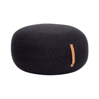 Čierny puf Hübsch Gudmund, ø 75 cm