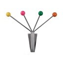 Kovový nástenný vešiak v striebornej farbe Neptune – PT LIVING