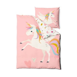 Detské bavlnené obliečky Bonami Selection Unicorn, 140 x 200 cm