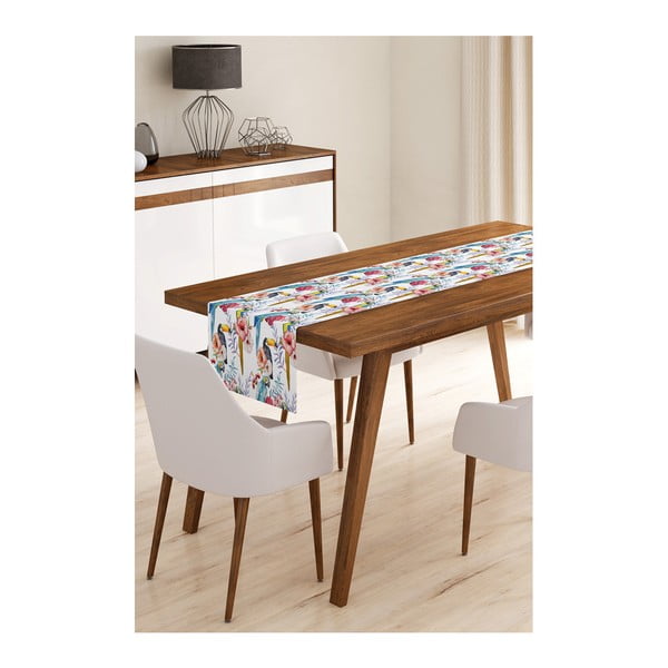 Behúň na stôl z mikrovlákna Minimalist Cushion Covers Parrots, 45 × 145 cm