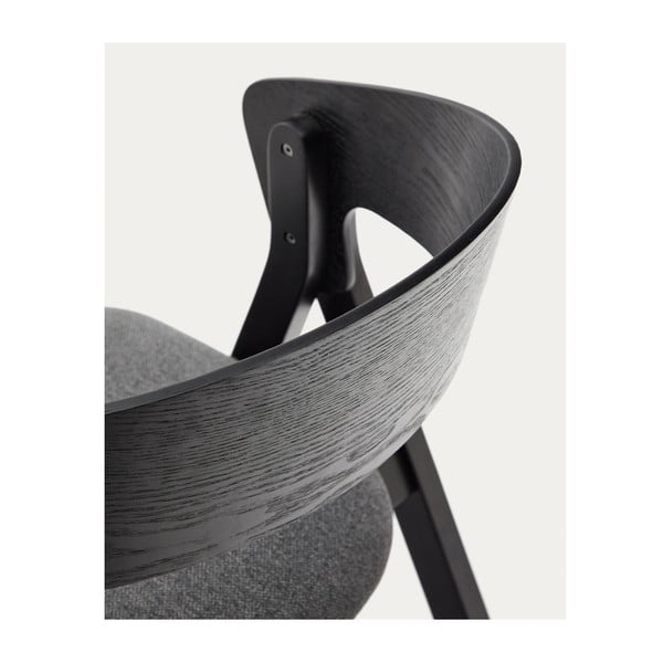 Čierna jedálenská stolička Godia – Kave Home-image-2