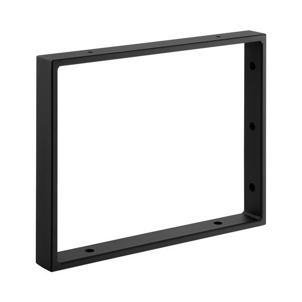 Čierna oceľová podpera pracovnej dosky 35x4 cm – Sapho