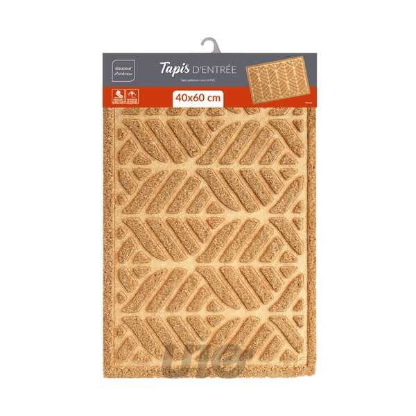 Rohožka z kokosového vlákna 40x60 cm Palmette – douceur d'intérieur-image-1