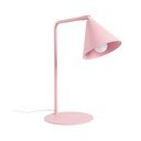 Ružová oceľová stolová lampa s ohýbateľnou konštrukciou (výška  35 cm) Zylo – Sollux