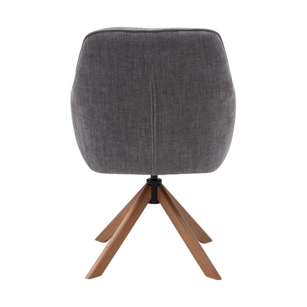 Sivé čalúnené jedálenské kreslá v súprave 2 ks Avola – Unique Furniture-image-2