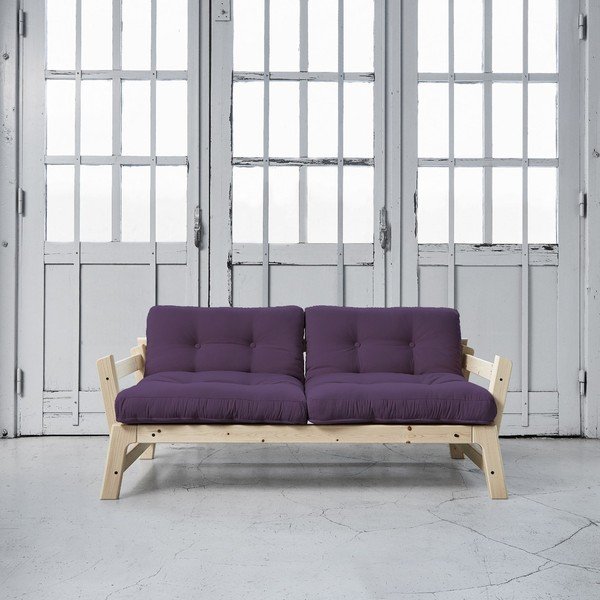 Rozkladacia pohovka Karup Step Natural/Purple-image-1