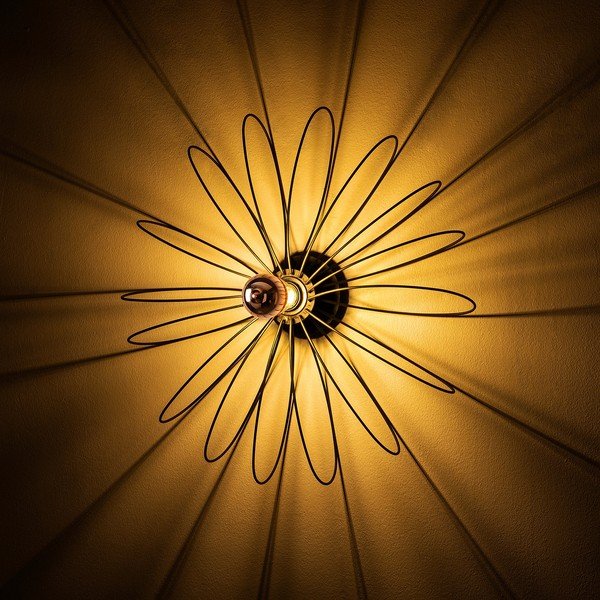 Čierne nástenné svietidlo Hemdem – Opviq lights-image-2