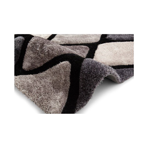 Tmavosivý ručne tkaný koberec 120x170 cm Noble House – Think Rugs-image-2