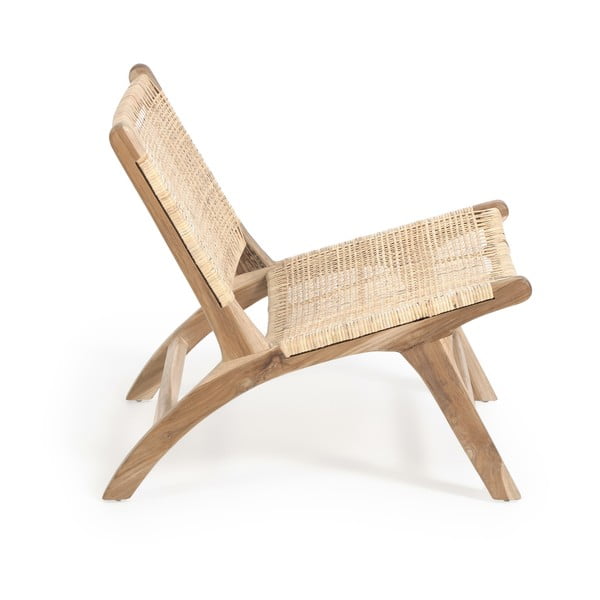 Kreslo s výpletom v prírodnej farbe Beida – Kave Home-image-3