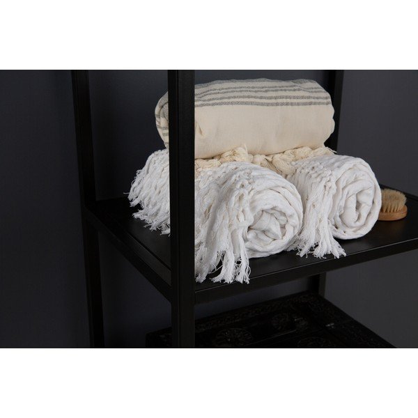 Čierny kovový regál Canett Lite, výška 175 cm-image-4