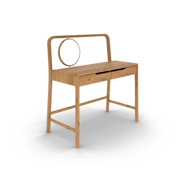 Toaletný stolík z dubového dreva 57x110 cm Twig – The Beds-image-2