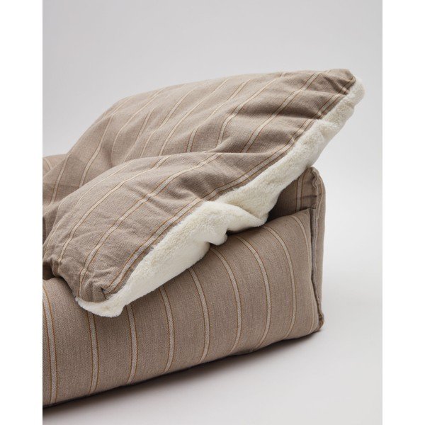 Hnedý pelech pre psov 75x75 cm Toby - Kave Home-image-4