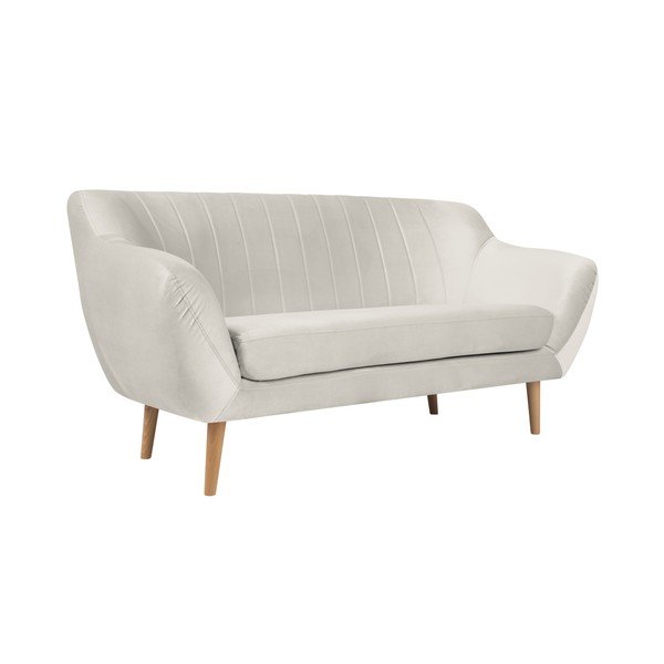 Krémová dvojmiestna pohovka Mazzini Sofas Benito-image-1