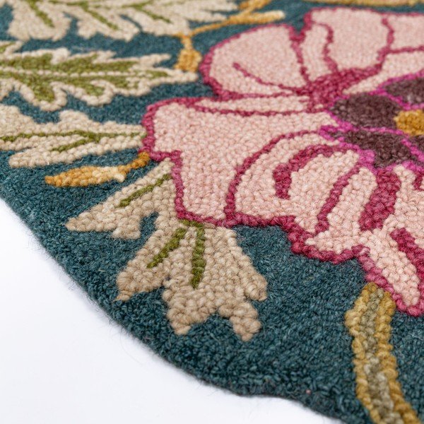 Ručne tkaný vlnený behúň 60x230 cm Daphne Shaped Floral – Flair Rugs-image-4
